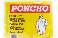 10745 Case of 200 Adult Emergency Ponchos