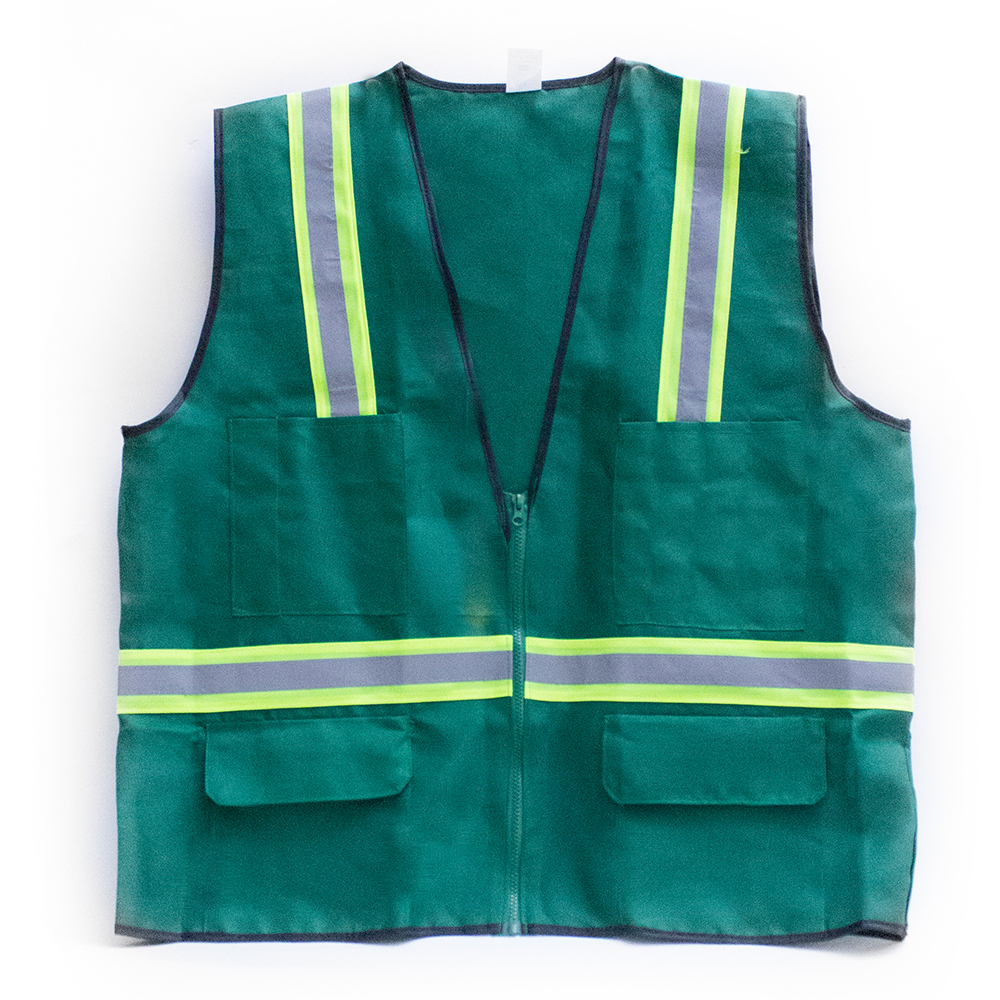 11506 Nylon Mesh Safety Vest with 3M Reflective Stripe (Green) – Mayday ...